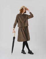 Green dial brown strap square watches