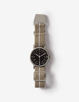 Khaki minimalist womens watch