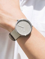 Smoke Green Offwhite minimalist watches men