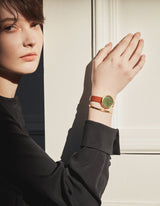 Dusty Olive minimalist womens watch