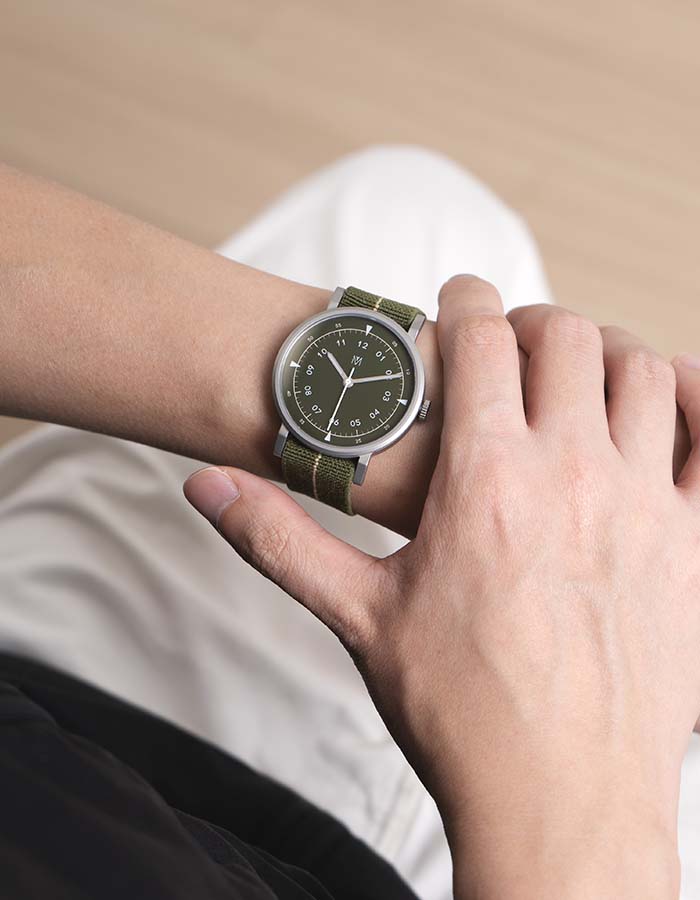 Olive nato watch strap