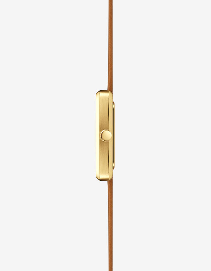 Brown square watches for men