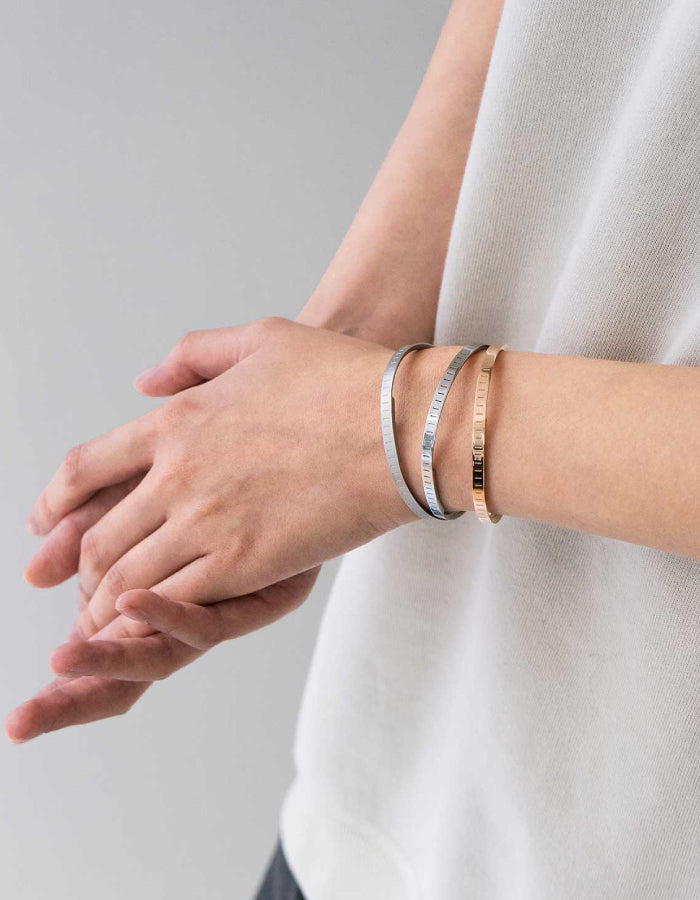 The Minute Cuff, Polished Vàng hồng