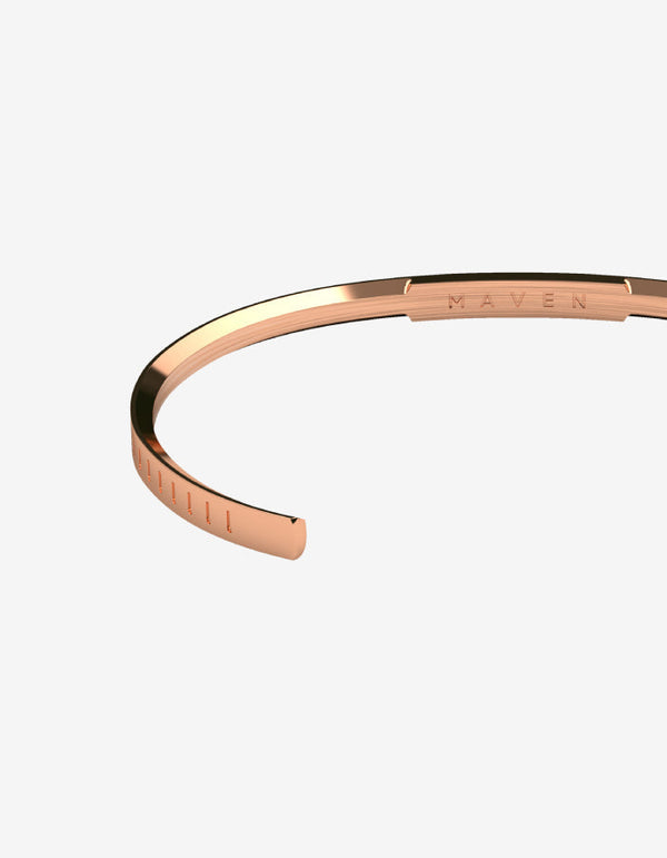 The Minute Cuff, Polished Vàng hồng