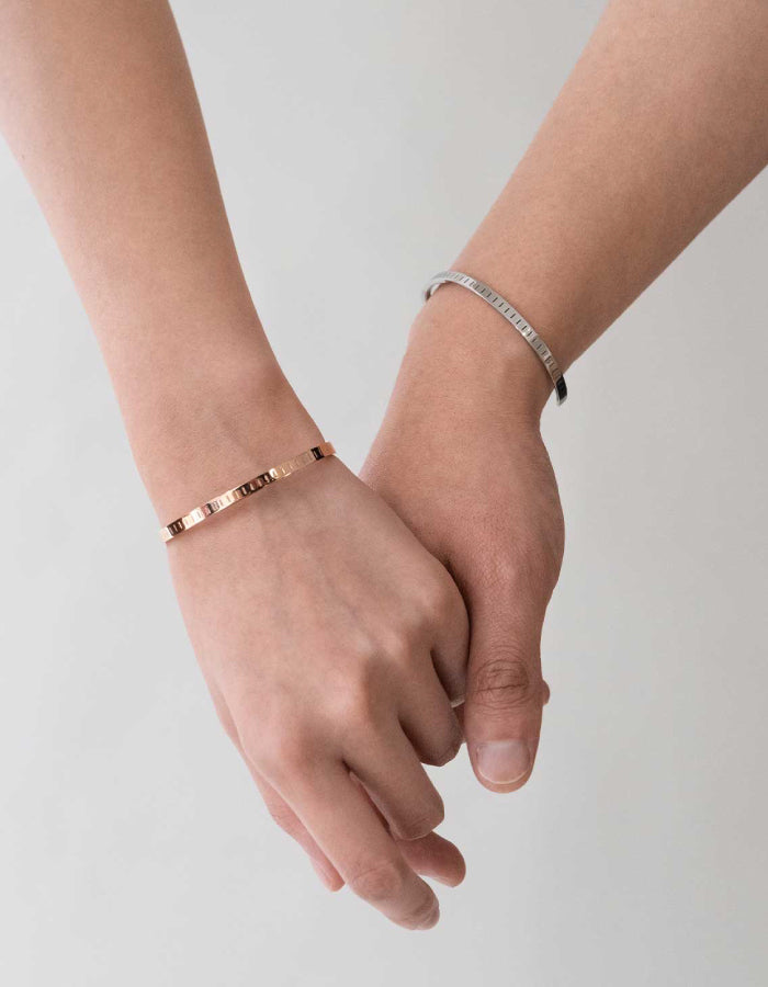 The Minute Cuff, Polished Vàng hồng