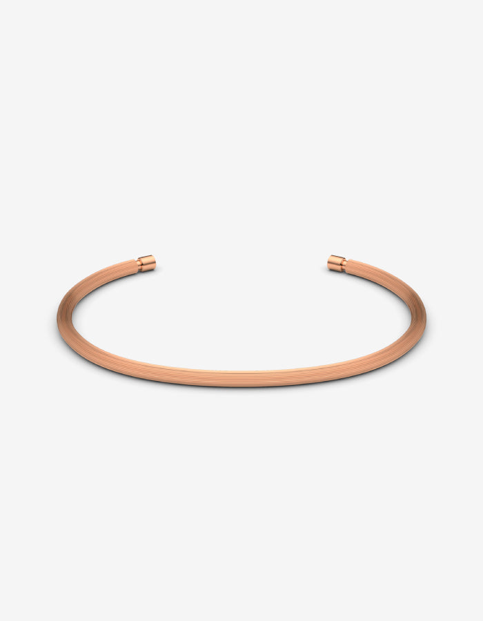 The Line Cuff, Polished Vàng hồng
