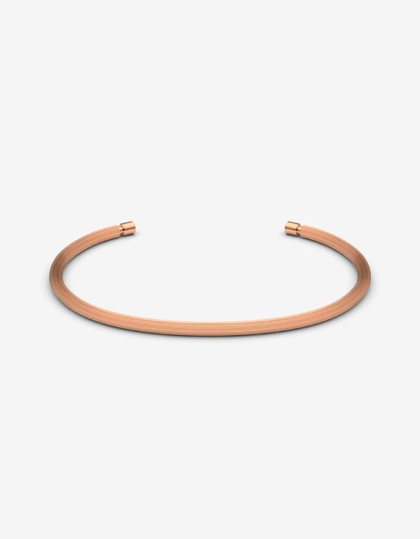 The Line Cuff, Polished Vàng hồng